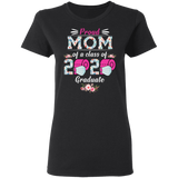 Proud Mom of A Class of 2020 Graduate Shirt Senior 2020 Quarantined Floral Shirt