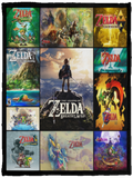 The Legend of Zelda Blanket Link - Zelda Fleece Sherpa Throw Blanket VPS Cozy Plush Fleece Blanket - 30x40