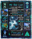 Harry Potter My Love All Of My Last 3D Blanket Harry Potter Quilt Fleece Sherpa - VPM Cozy Plush Fleece Blanket - 50x60