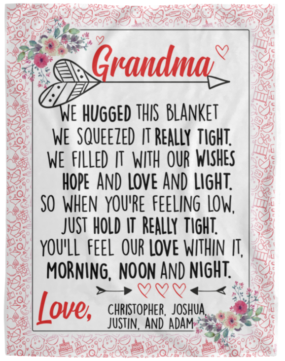 Christopher, Joshua, Justin, and Adam - VPL Cozy Plush Fleece Blanket - 60x80