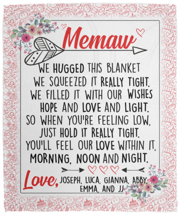 Joseph, Luca, Gianna, Abby, Emma, and JJ 2 -VPM Cozy Plush Fleece Blanket - 50x60