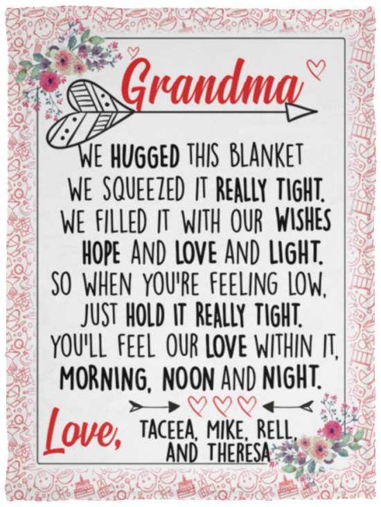 Taceea, Mike, Rell, and Theresa - VPS Cozy Plush Fleece Blanket - 30x40