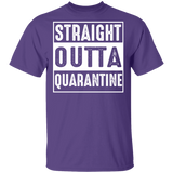 Funny Straight Outta Quarantine T-Shirt, Straight Outta Quarantine Shirt