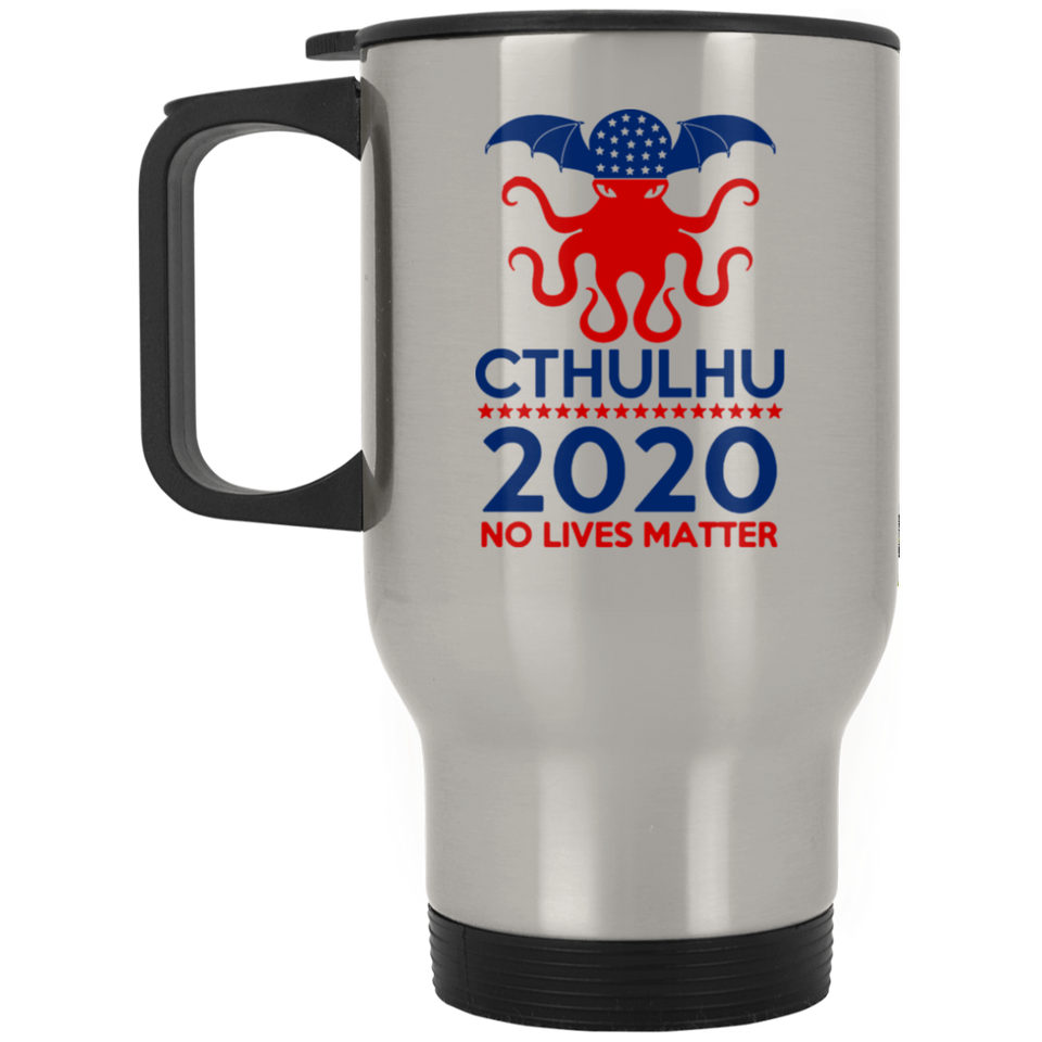 Cthulhu 2020 No Lives Matter Coffee Mug, Cthulhu Coffee Mug, Cthulhu Mythos Cup, Miskatonic University, Call of Cthulhu, Lovecraft Fan Gift Coffee Mug 11oz - 15oz, Cthulhu 2020 No Lives Matter Mug - Travel Mug
