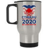 Cthulhu 2020 No Lives Matter Coffee Mug, Cthulhu Coffee Mug, Cthulhu Mythos Cup, Miskatonic University, Call of Cthulhu, Lovecraft Fan Gift Coffee Mug 11oz - 15oz, Cthulhu 2020 No Lives Matter Mug - Travel Mug