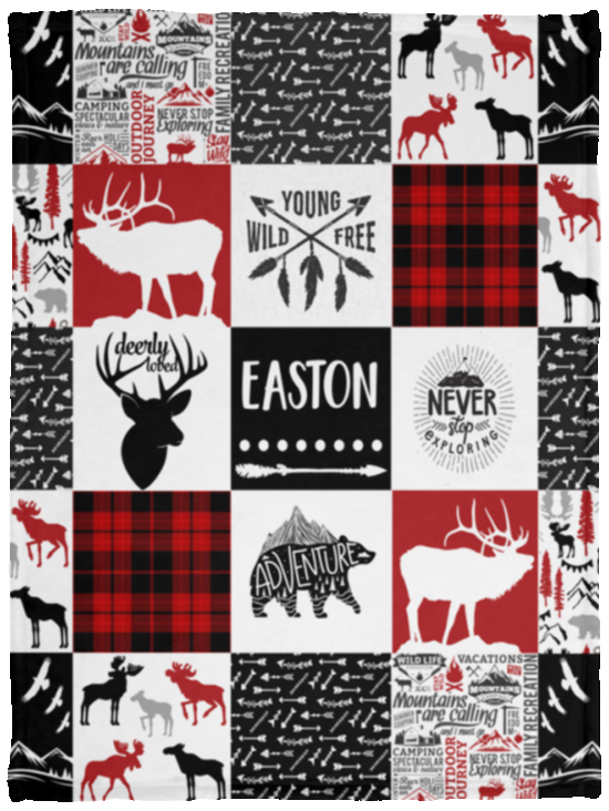 Easton - VPS Cozy Plush Fleece Blanket - 30x40