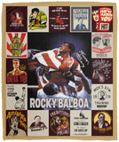 Rocky Balboa Blanket, Rocky Balboa Movie Fleece, Sherpa Blanket VPM Cozy Plush Fleece Blanket - 50x60