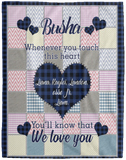 Liana, Kaylei, Landon, Jesse Jr, Liam - up lai - VPL Cozy Plush Fleece Blanket - 60x80