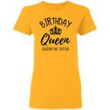 Birthday Queen Shirt Quarantine Birthday Shirts Birthday Girl Shirts for Women black