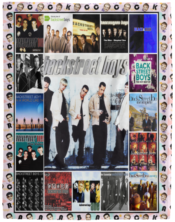 Backstreet Boys Blanket, Backstreet Boys Fleece, Sherpa Blanket For Fans VPL Cozy Plush Fleece Blanket - 60x80