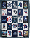 Tennessee Titans Quilt Tennessee Titans For Fans Blanket Fleece Sherpa Throw VPL Cozy Plush Fleece Blanket - 60x80