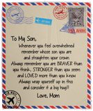 to my son VESION 1 mom VPM Cozy Plush Fleece Blanket - 50x60