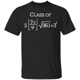 Class of 2024 Math Geek Funny Pi 8th Grade Graduation Gift T-Shirt