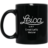 Leica, Camera Mug Leica Coffee Mug Funny Gift Black Mug 11oz