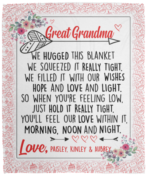 Paisley, Kinley & Aubrey - VPM Cozy Plush Fleece Blanket - 50x60