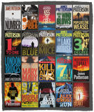 James Patterson Blanket James Patterson Books Quilt Fleece Sherpa Soft and Warm VPM Cozy Plush Fleece Blanket - 50x60