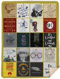 Harry Blanket Pottter Quilt - Harry-Pottter Blanket - Harry Fan Potter Blanket - Valentines Gift Idea for Men Women - Birthday Gift C (Sherpa 60''x80'')