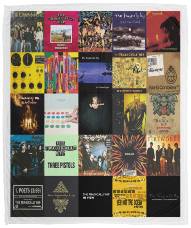 The Tragically Hip Blanket Fleece Sherpa Throw Quilt Blanket VPM Cozy Plush Fleece Blanket - 50x60