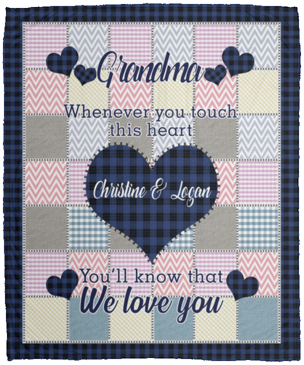 Christine & Logan - VPM Cozy Plush Fleece Blanket - 50x60