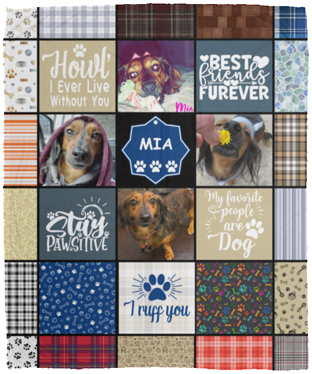 MIA - VPM Cozy Plush Fleece Blanket - 50x60