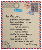 to my son VPM Cozy Plush Fleece Blanket - 50x60
