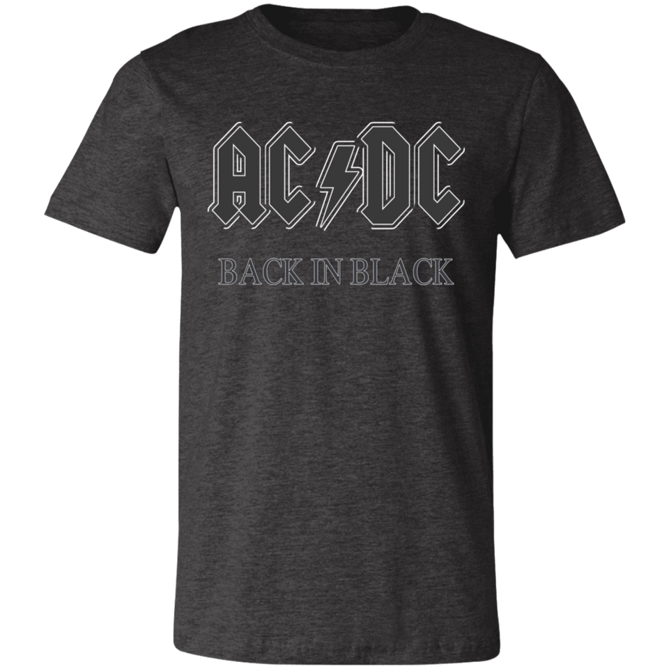 Men's AC/DC Back In Black Unisex Jersey Short-Sleeve T-Shirt