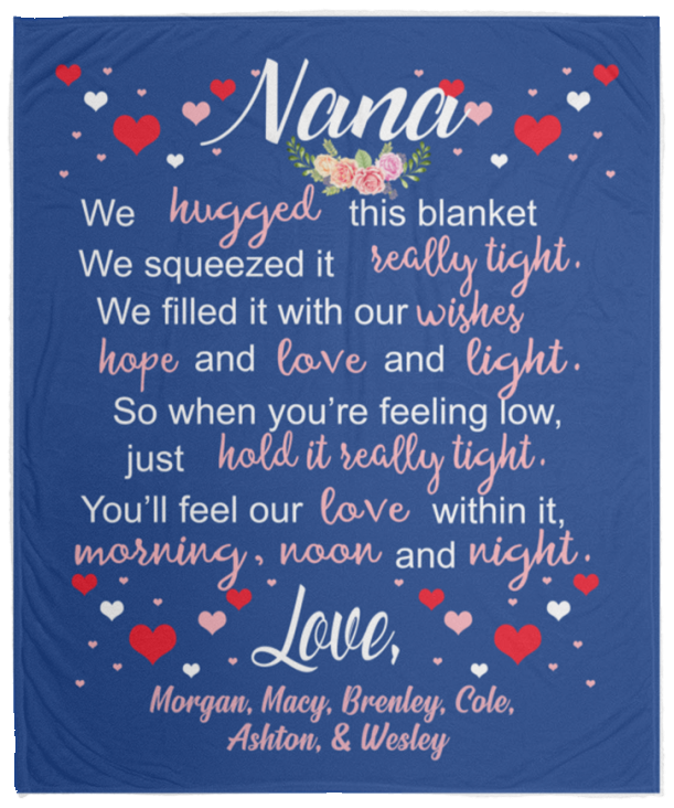 Morgan, Macy, Brenley, Cole, Ashton, & Wesley - VPM Cozy Plush Fleece Blanket - 50x60