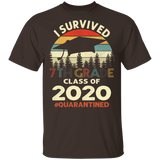 7th Grade Class of 2020 Quarantined Print T-Shirt Graduation Outfits Shirt