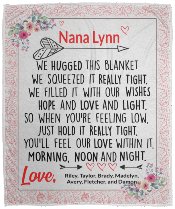 Riley, Taylor, Brady, Madelyn - Fleece Blanket - 50x60
