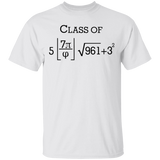 Class of 2024 Math Geek Funny Pi 8th Grade Graduation Gift T-Shirt 2