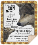 To My Amazing Son Blanket, Never Forget That I Love You Blanket, To My Son Blanket, To My Son From Mom Blanket, To My Son From Mom Gifts - Sherpa Blanket - 50"x60"