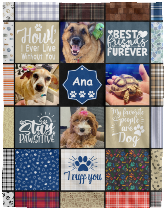 Ana - VPL Cozy Plush Fleece Blanket - 60x80