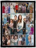 When Calls The Heart Fleece Sherpa Blanket Quilt Supper Soft Lightweight Blanket for Bedroom Living Room Sofa VPS Cozy Plush Fleece Blanket - 30x40