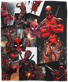 Deadpool Blanket, Deadpool Funny Fleece, Sherpa Blanket VPM Cozy Plush Fleece Blanket - 50x60