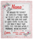 Anthony, Connor, and Ryan - VPM Cozy Plush Fleece Blanket - 50x60