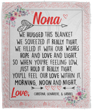 Christina, Genavieve, & Gabriel VPM Cozy Plush Fleece Blanket - 50x60