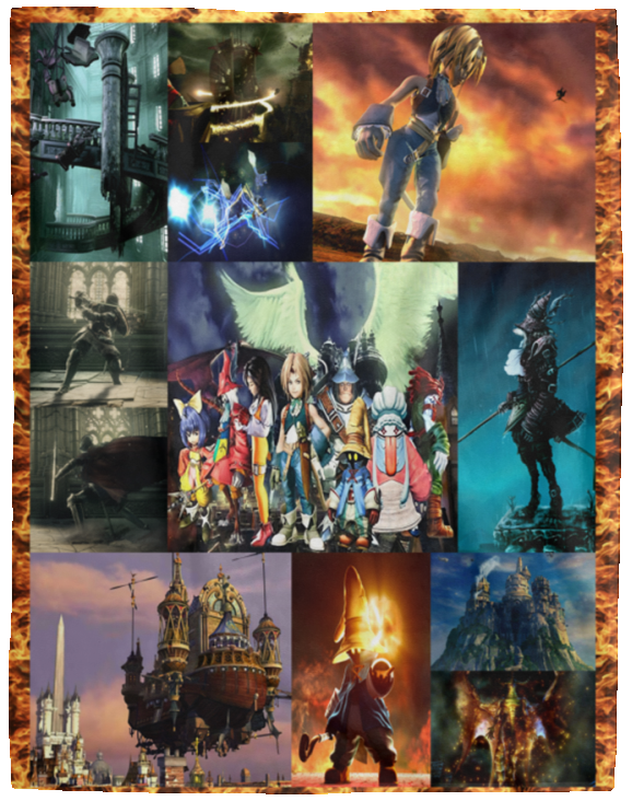 Final Fantasy IX Blanket Final Fantasy Quilt Fleece Sherpa Throw Blanket VPL Cozy Plush Fleece Blanket - 60x80