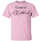 Class of 2024 Math Geek Funny Pi 8th Grade Graduation Gift T-Shirt 2