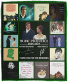 Pride And Prejudice Blanket Matthew Macfadyen - Keira Knightley Quilt Fleece - VPM Cozy Plush Fleece Blanket - 50x60