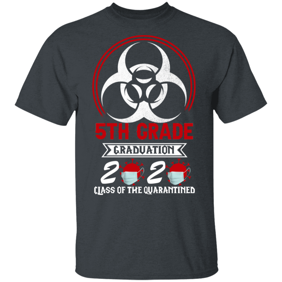 5th Grade Graduation 2020 Class of Quarantined Shirt T-Shirt for Boys