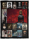 This is My Horror Movie Watching Blanket, This is My Horror Movie Blanket, Halloween Blanket, Horror Blanket Gifts for Halloween, Christmas Blankets (Annabelle V1) - VPS Cozy Plush Fleece Blanket - 30x40