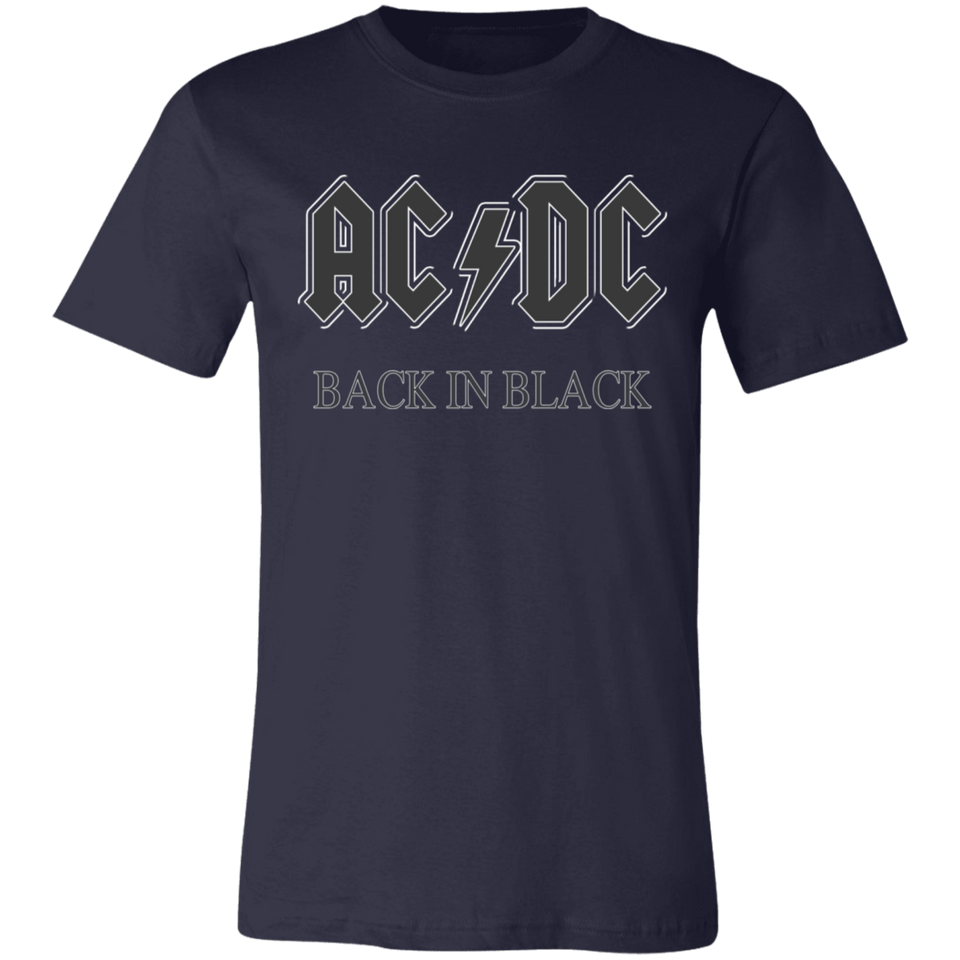 Men's AC/DC Back In Black Unisex Jersey Short-Sleeve T-Shirt