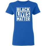 Black Lives Matter T-Shirt I Cant Breathe All Size (S-5XL) + Color  White BLM - Womens