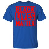 Black Lives Matter T-Shirt I Cant Breathe All Size (S-5XL) + Color  Red BLM - Mens