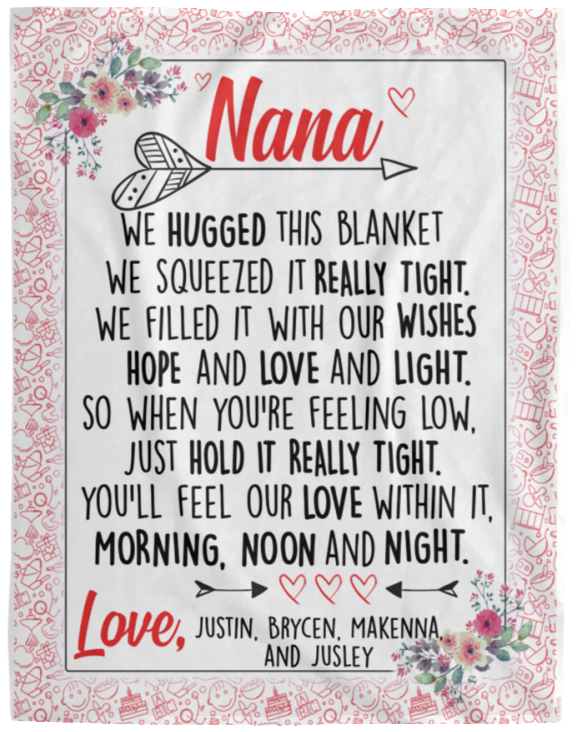 Justin,Brycen,Makenna, and Jusley - VPL Cozy Plush Fleece Blanket - 60x80