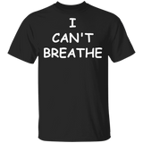 I Cant Breathe Mens Shirts Protest Tees Black Lives Matter END Police Brutality Now (Mens)