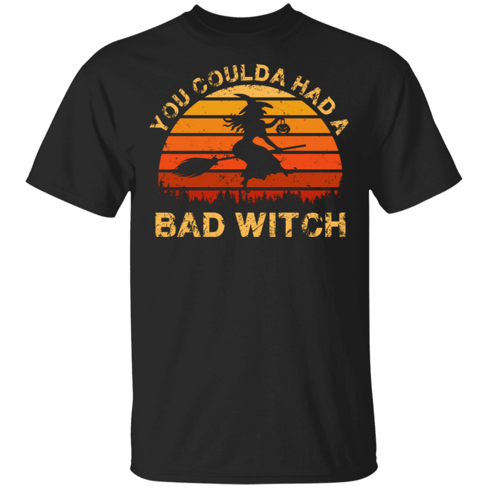 Halloween You Coulda Had A Bad Witch Movie T-Shirt b