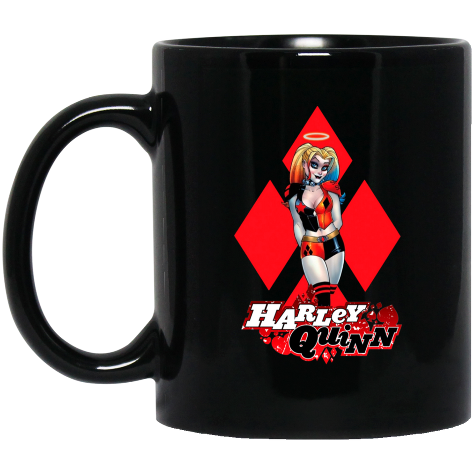 Suicide Coffee Mug 11oz, Squad Mug Harley Mug Quinn Mug Bat Mug - BM11OZ 11 oz. Black Mug