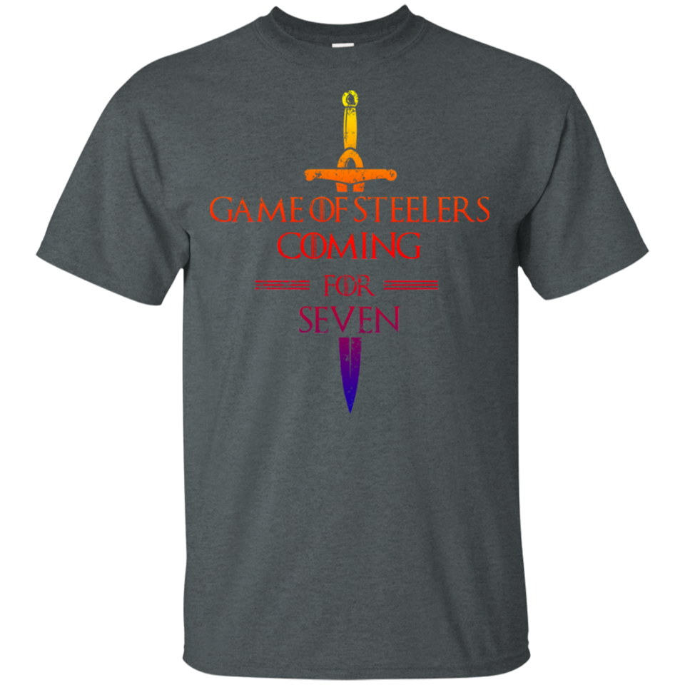Game of Steelers Coming for Seven T-Shirt, Funny T-shirt for Steelers Fans G200 Gildan Ultra Cotton T-Shirt