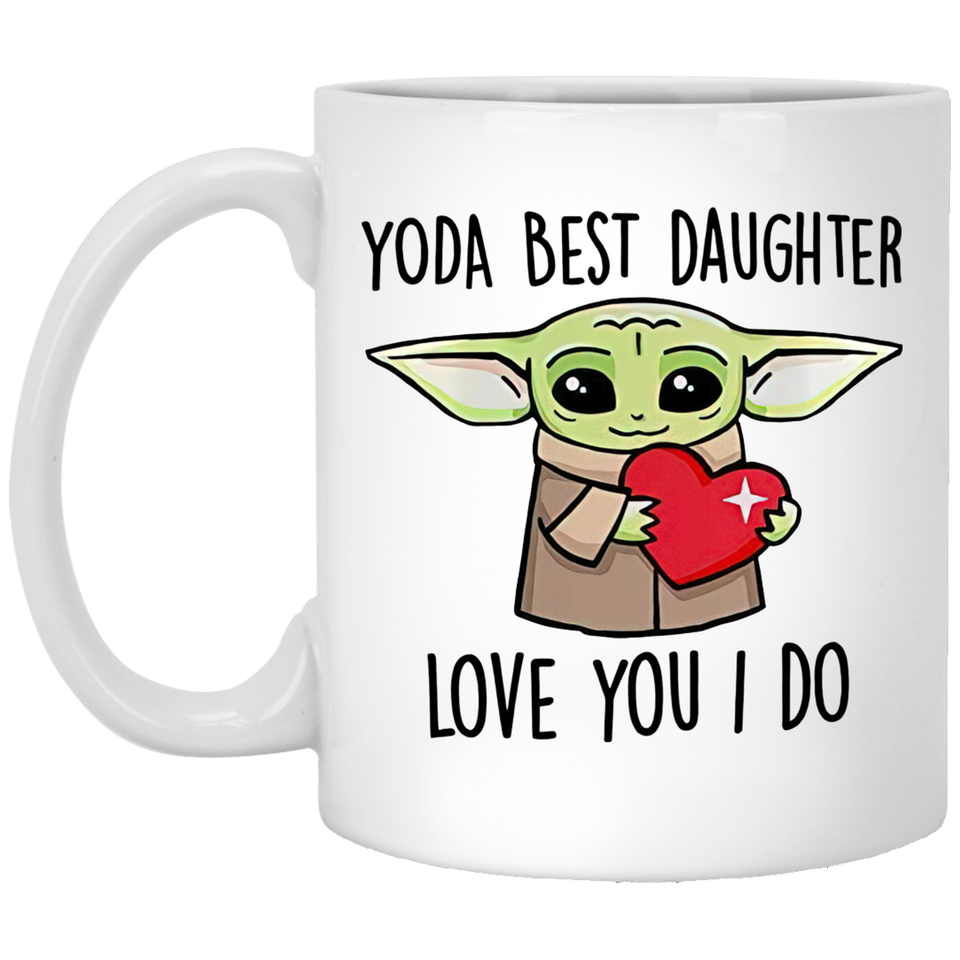 Yoda Best Daughter Coffee Mug, Funny Gift for Daughter for Christmas 11oz